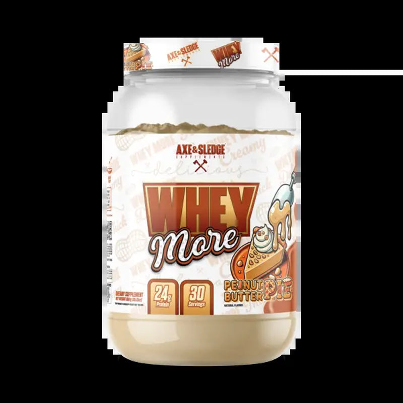 Axe & Sledge WHEY More Protein Blend, 24G Protein, Whey Concentrate & Isolate with Digeseb Workout Supplement Optimum Fitness Fiber