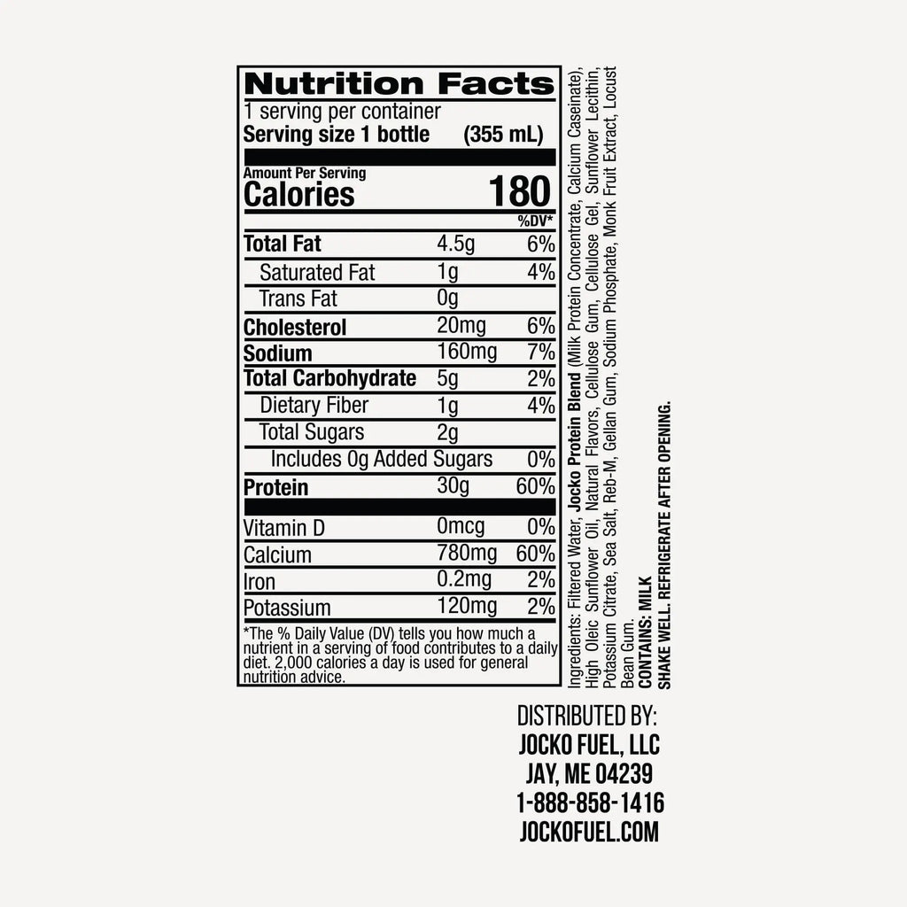 Jocko Mölk Grass-Fed Protein Shakes 30G of Protein - Multipacks