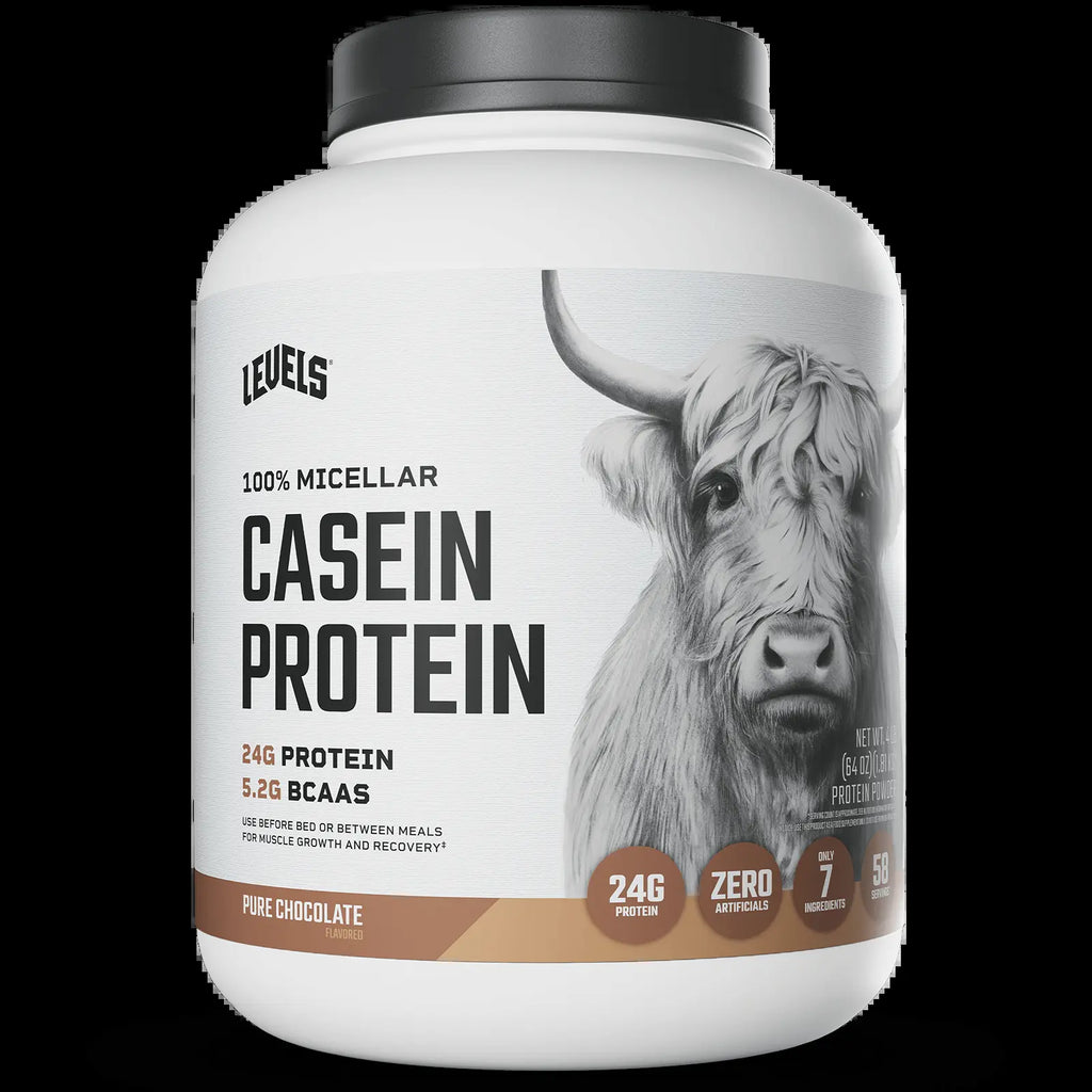 Levels Casein Protein, 100% Micellar, No Artificials, 24G of Protein