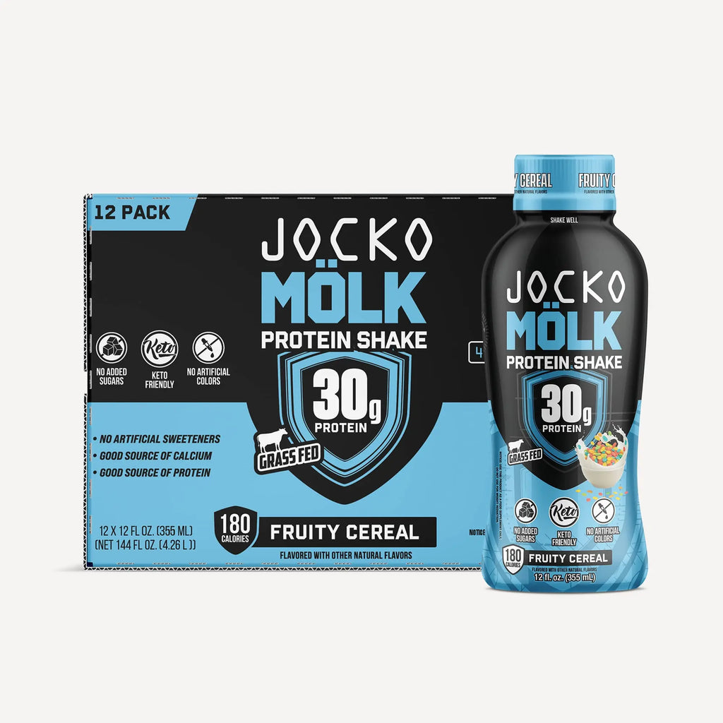 Jocko Mölk Grass-Fed Protein Shakes 30G of Protein - Multipacks