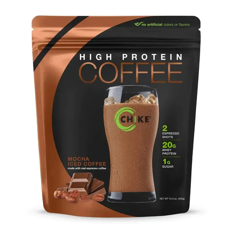 Chike Protein Iced Coffee Mocha Flavor 20G Whey Protein 2 Espresso Shots Low Sugar US Made High Protein Coffee