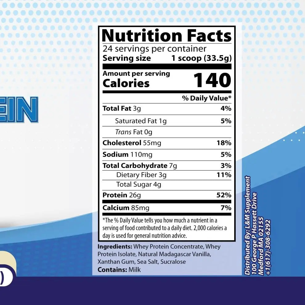 Whey Protein Powder - High-Protein Dietary Supplement - Versatile Source of Nutrition for Athletes and Wellness