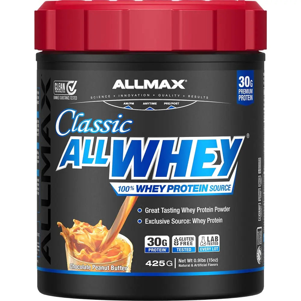 ALLMAX Nutrition Classic Allwhey 100% Whey Protein Powder - 30G Pure Protein, Gluten-Free, Superior Taste & Absorption - Healthcare