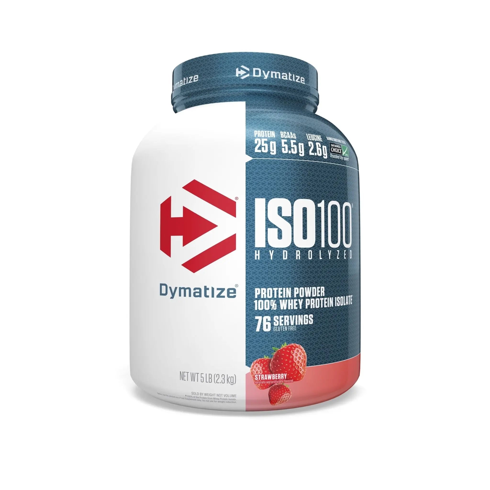 Dymatize ISO100 Hydrolyzed Protein Powder 25G Protein 5.5G Bcaas Gluten Free Fast Absorbing Dietary Fitness Protein Supplement Healthcare Edible Whey Muscle