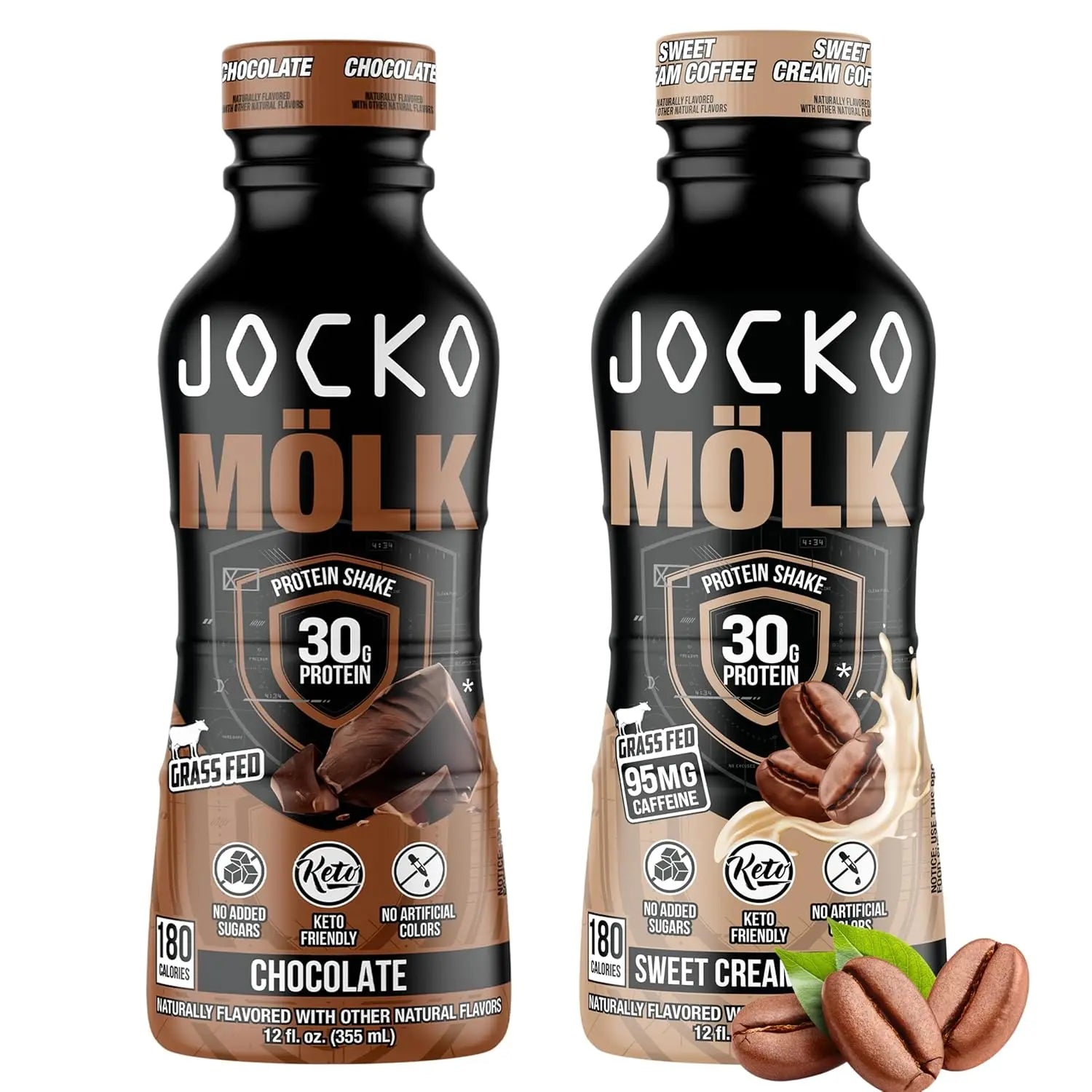 Jocko Mölk Grass-Fed Protein Shakes 30G of Protein - Multipacks