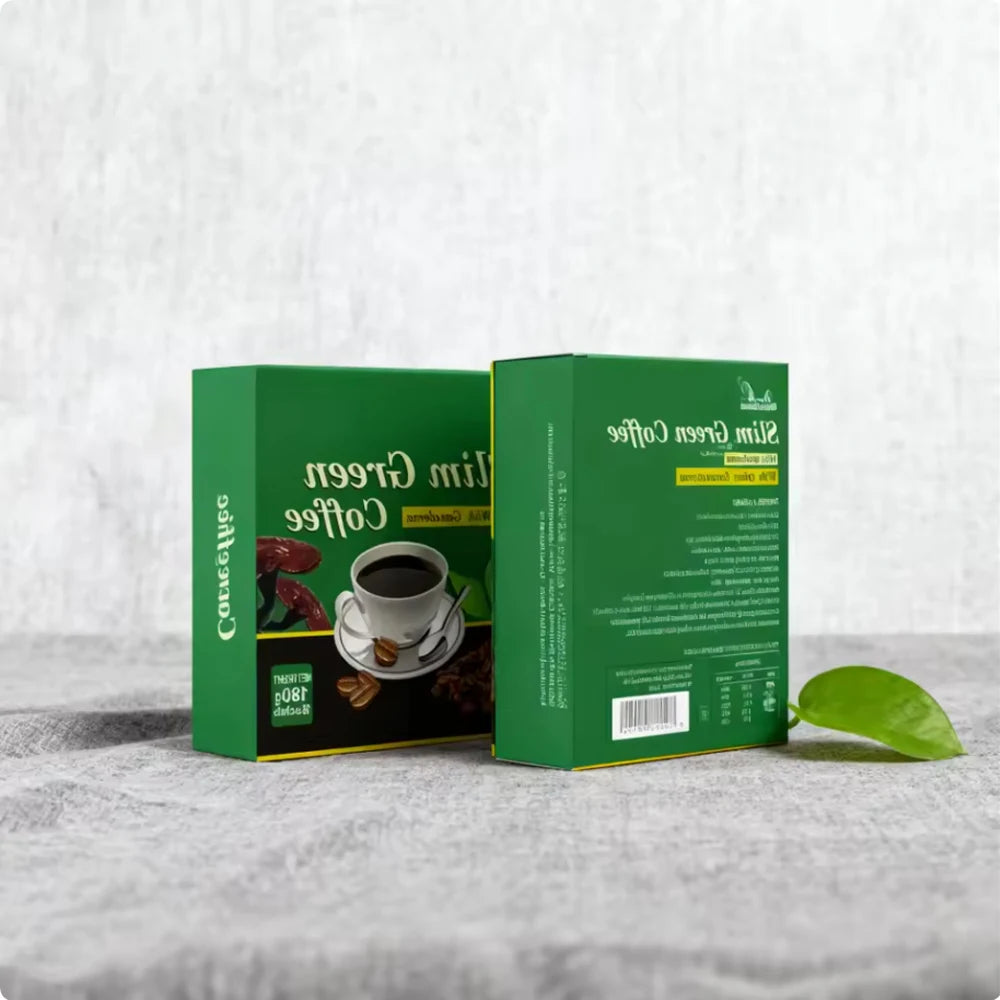 1/2/3  Natural Premium Safe Slim Green Fit Coffee Shake Box Women's/Men's Weight Loss Fast Sliming Home Essential Decoratio