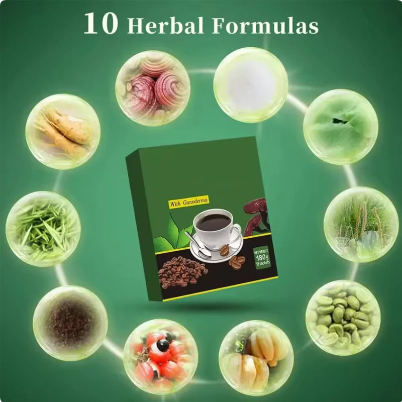 1/2/3  Natural Premium Safe Slim Green Fit Coffee Shake Box Women's/Men's Weight Loss Fast Sliming Home Essential Decoratio