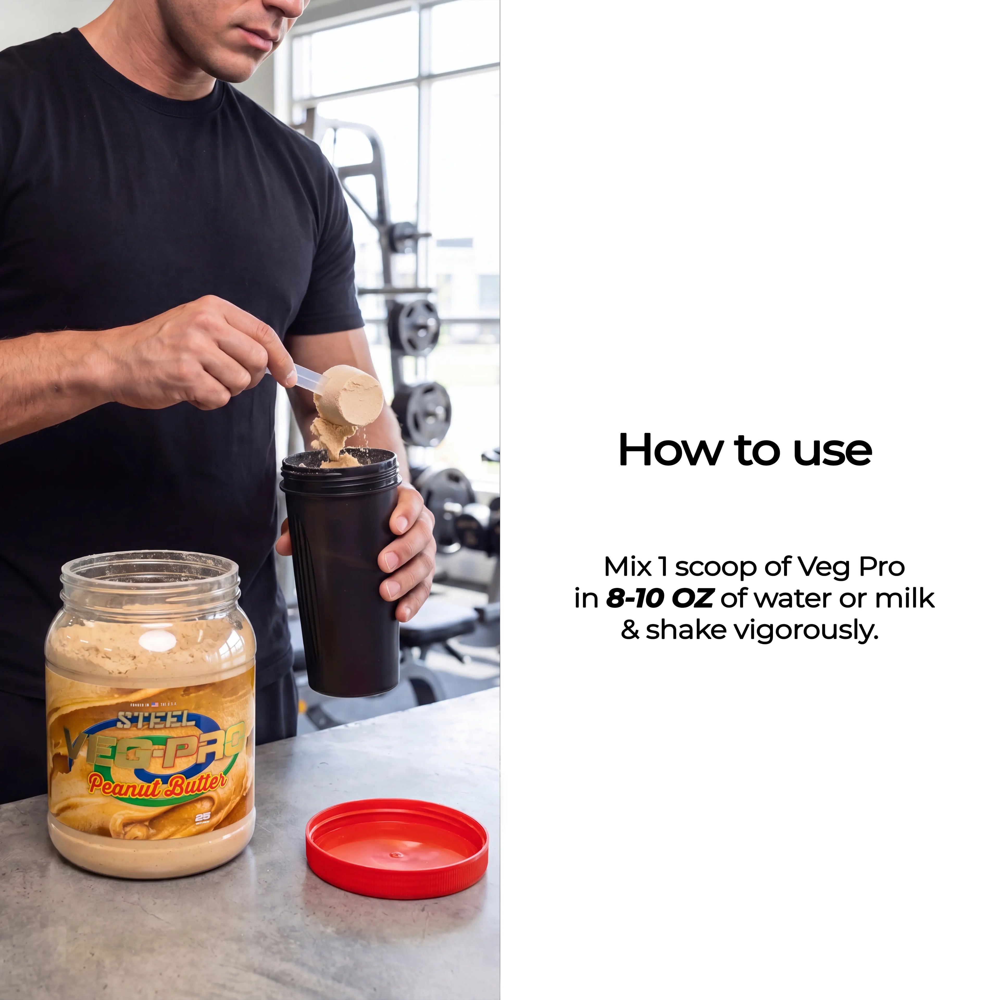 VEG-PRO: Vegan Protein Powder 25 Servings Healthcare Muscle Supplements