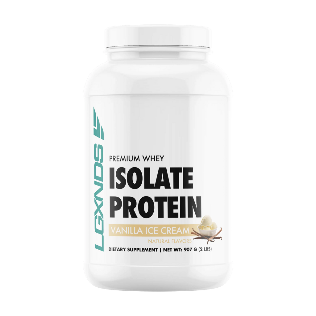 LGXNDS Whey Isolate Protein | 25G Protein per Serving | Bcaas and Digestive Enzymes | Low Fat No Added Sugar | Clean Gluten Free Non-Gmo Protein Powder