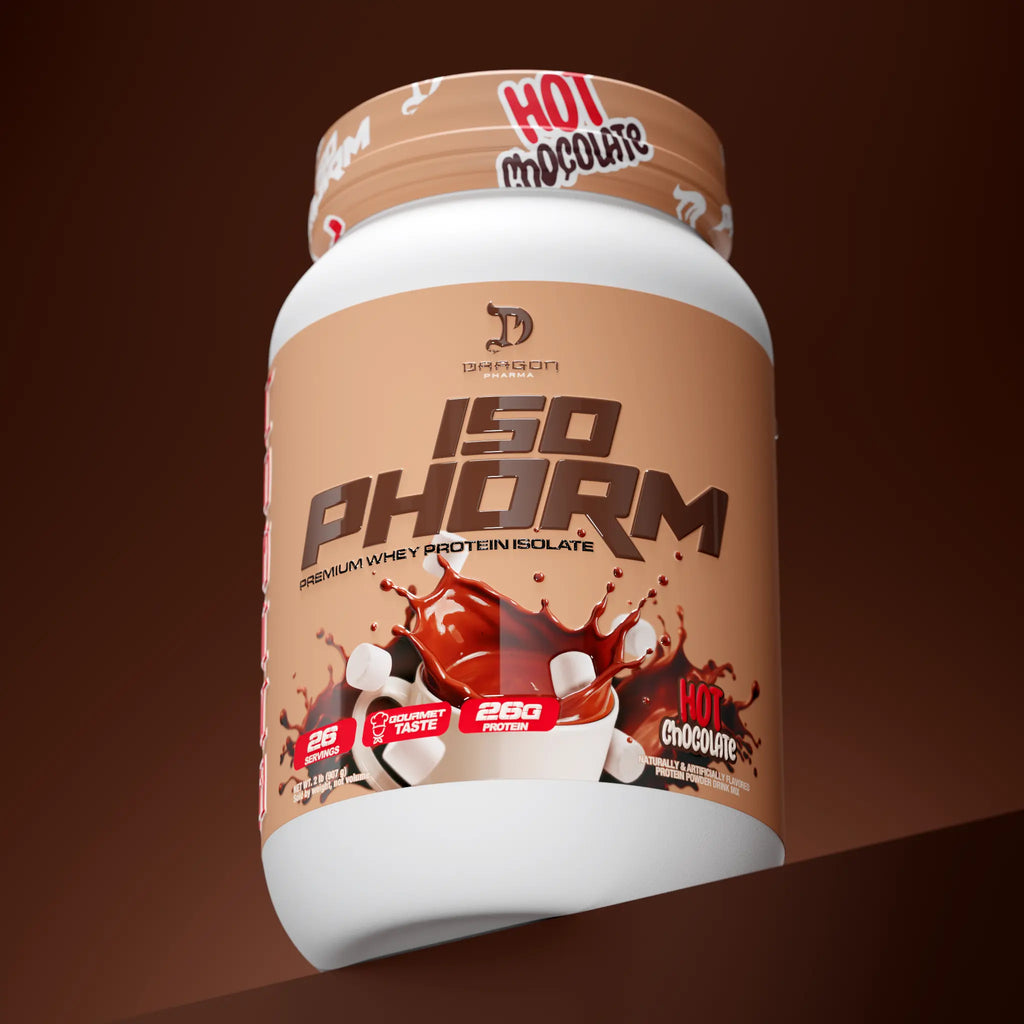 Dragon Pharma Isophorm - 2Lb - Premium Whey Protein Isolate - 25G Protein per Serving