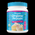 Orgain Organic Protein Plant Based Protein Powder - Birthday Cake Flavor, 21G Plant Protein, <1G Sugar, USDA Certified Organic, Edible Supplement for Fitness Endurance