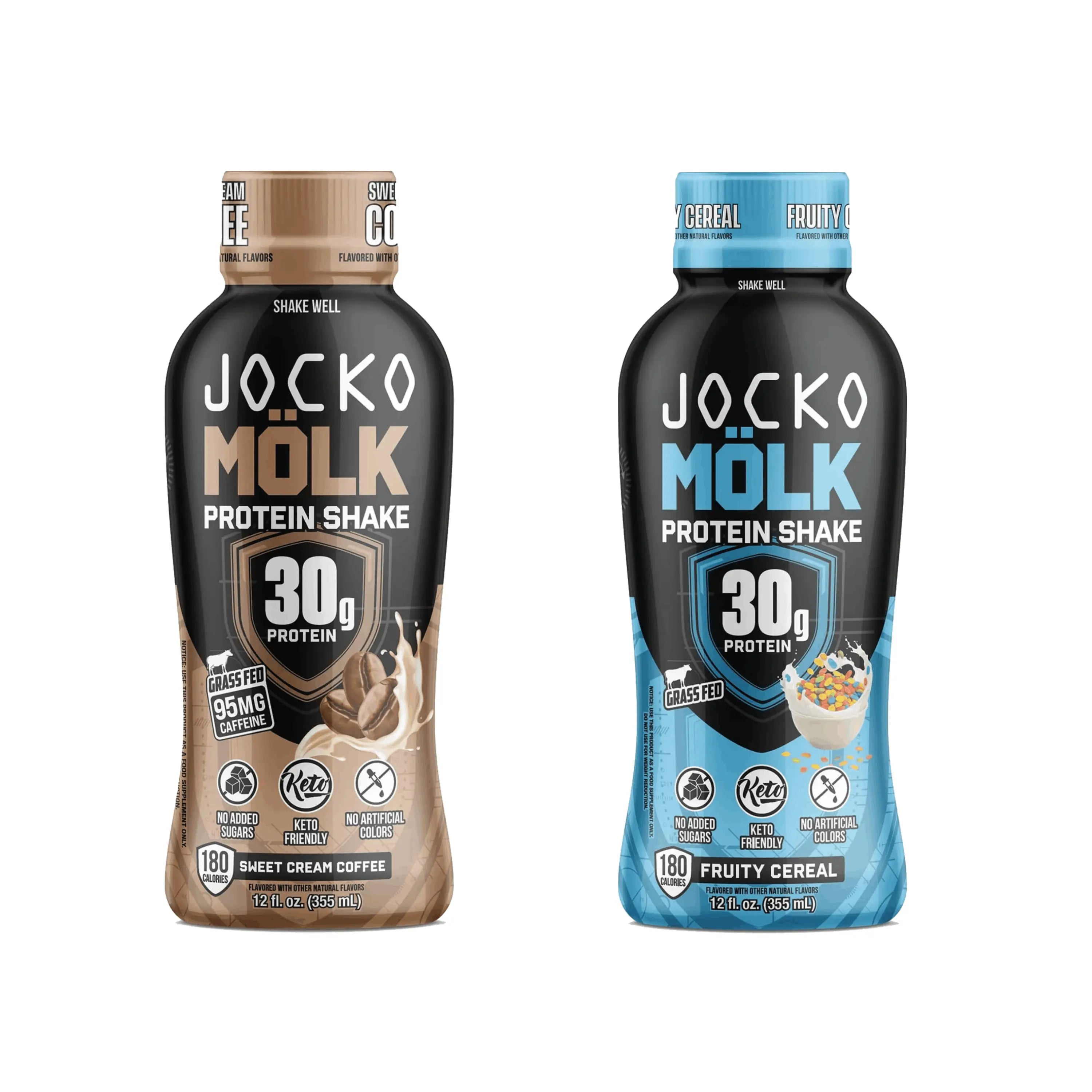 Jocko Mölk Grass-Fed Protein Shakes 30G of Protein - Multipacks