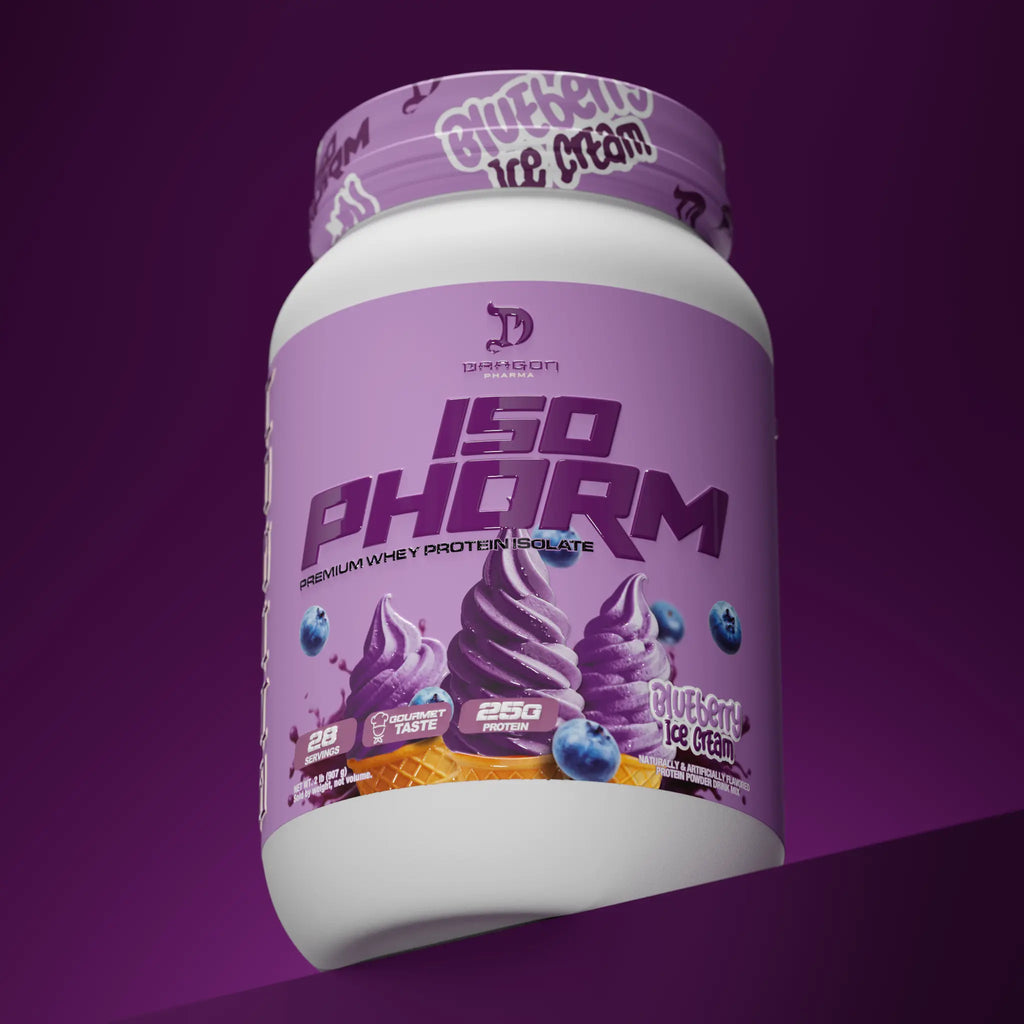 Dragon Pharma Isophorm - 2Lb - Premium Whey Protein Isolate - 25G Protein per Serving