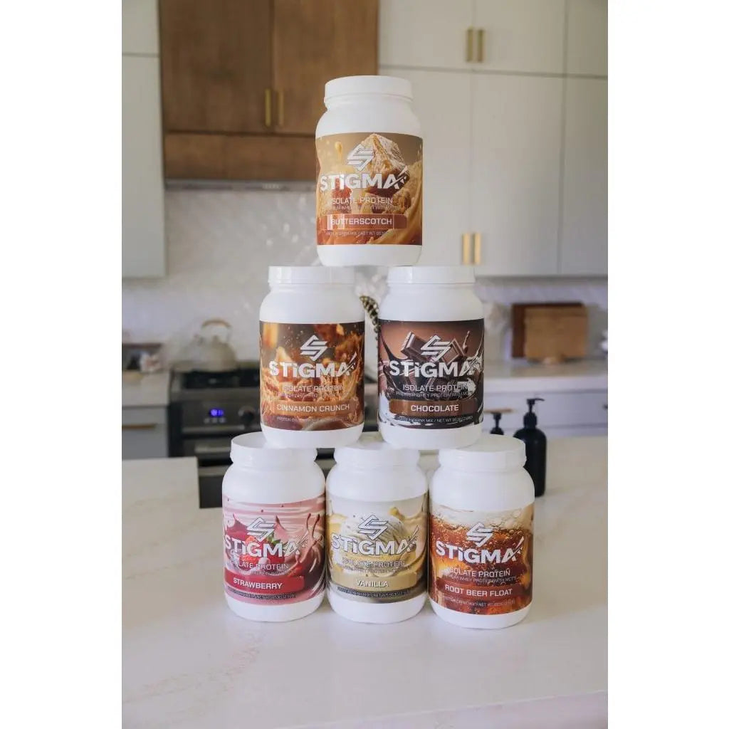 Stigma Whey Protein Isolate Powder, 25G Protein, Low Carb, Low Sugar