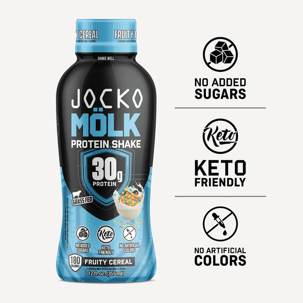 Jocko Mölk Grass-Fed Protein Shakes 30G of Protein - Multipacks