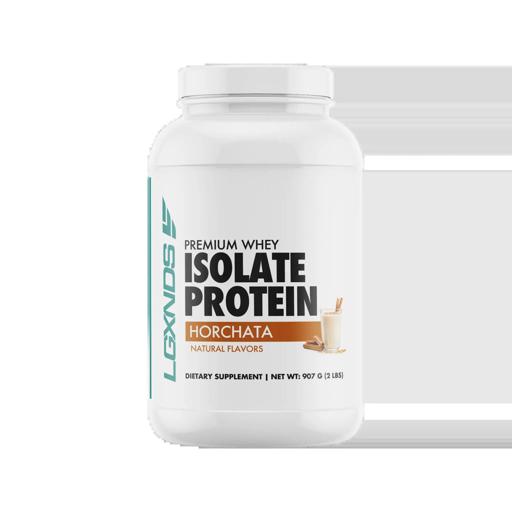 LGXNDS Whey Isolate Protein | 25G Protein per Serving | Bcaas and Digestive Enzymes | Low Fat No Added Sugar | Clean Gluten Free Non-Gmo Protein Powder