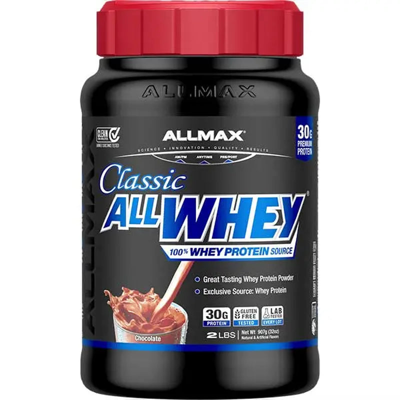 ALLMAX Nutrition Classic Allwhey 100% Whey Protein Powder - 30G Pure Protein, Gluten-Free, Superior Taste & Absorption - Healthcare