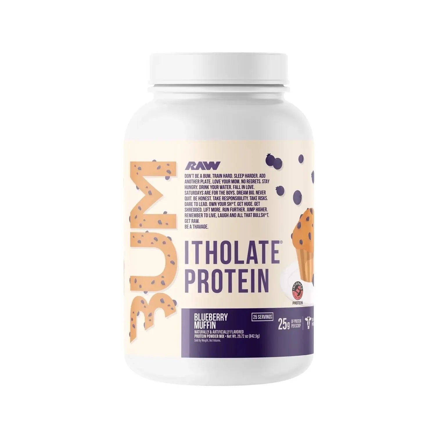 CBUM Itholate Protein -RAW Whey Isolate Protein Powder (25 Servings)