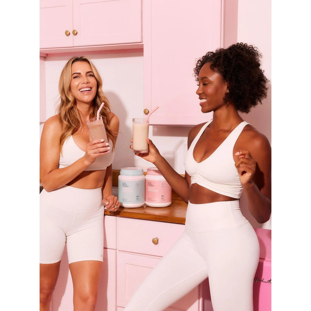 LSF Chocolate Plant Protein Powder - 20G of Protein, Sugar Free, Gluten Free, Organic, Blends Smooth - Brown Rice & Pea Protein