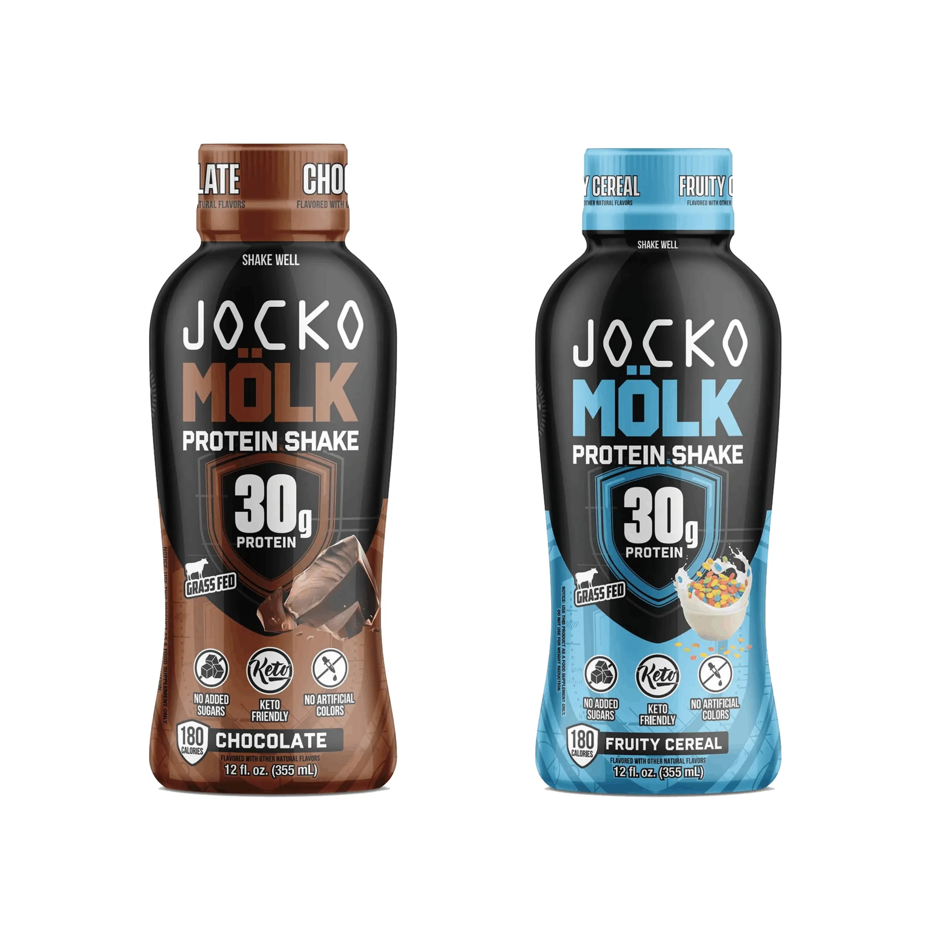 Jocko Mölk Grass-Fed Protein Shakes 30G of Protein - Multipacks